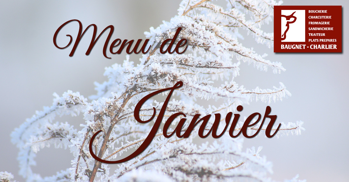 You are currently viewing Le menu du mois de janvier est disponible